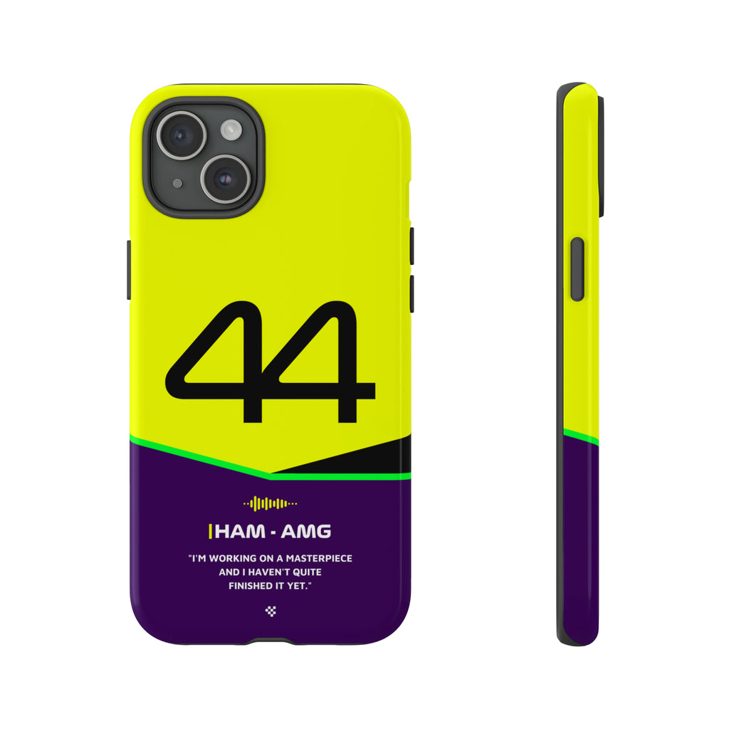 Lewis Hamilton F1 Helmet Phone Case 2024 - NEVERLESS