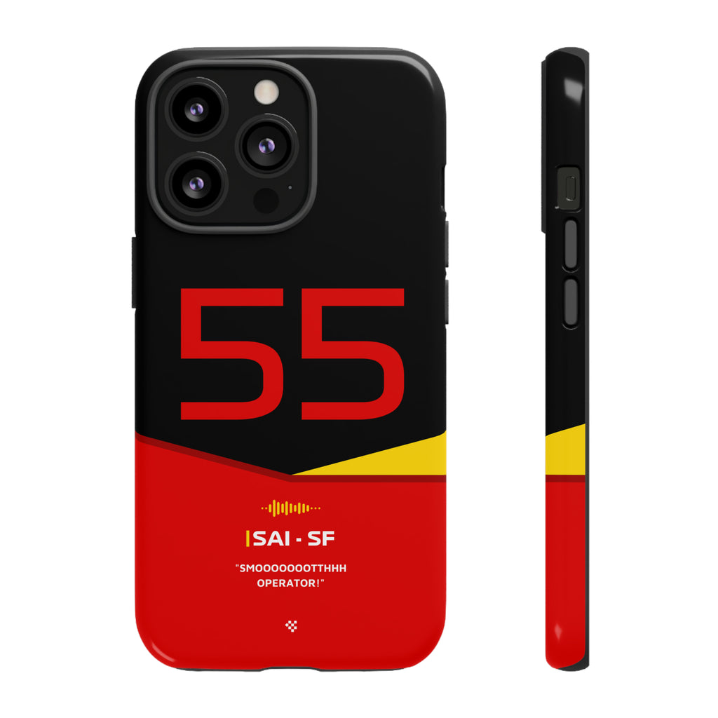 Carlos Sainz F1 Helmet Phone Case 2024 - NEVERLESS