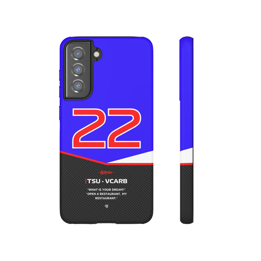 Yuki Tsunoda F1 Car Phone Case 2024 - NEVERLESS