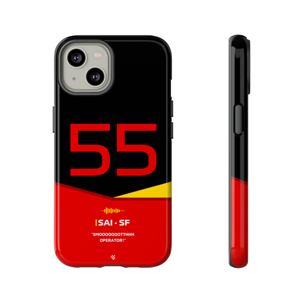 Carlos Sainz F1 Helmet Phone Case 2024 - NEVERLESS