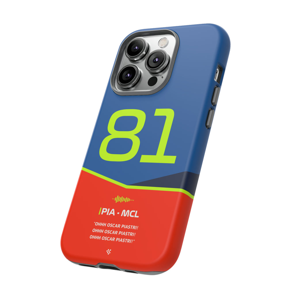 Oscar Piastri F1 Helmet Phone Case 2024 - NEVERLESS