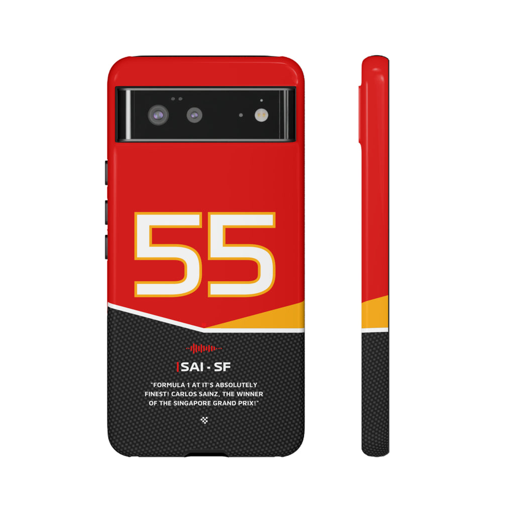 Carlos Sainz F1 Car Phone Case 2024 - NEVERLESS