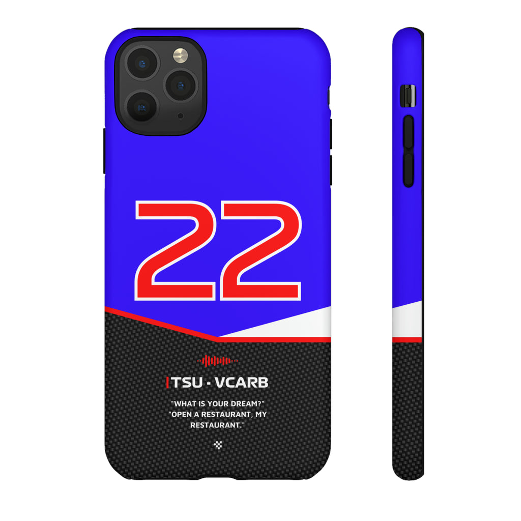Yuki Tsunoda F1 Car Phone Case 2024 - NEVERLESS