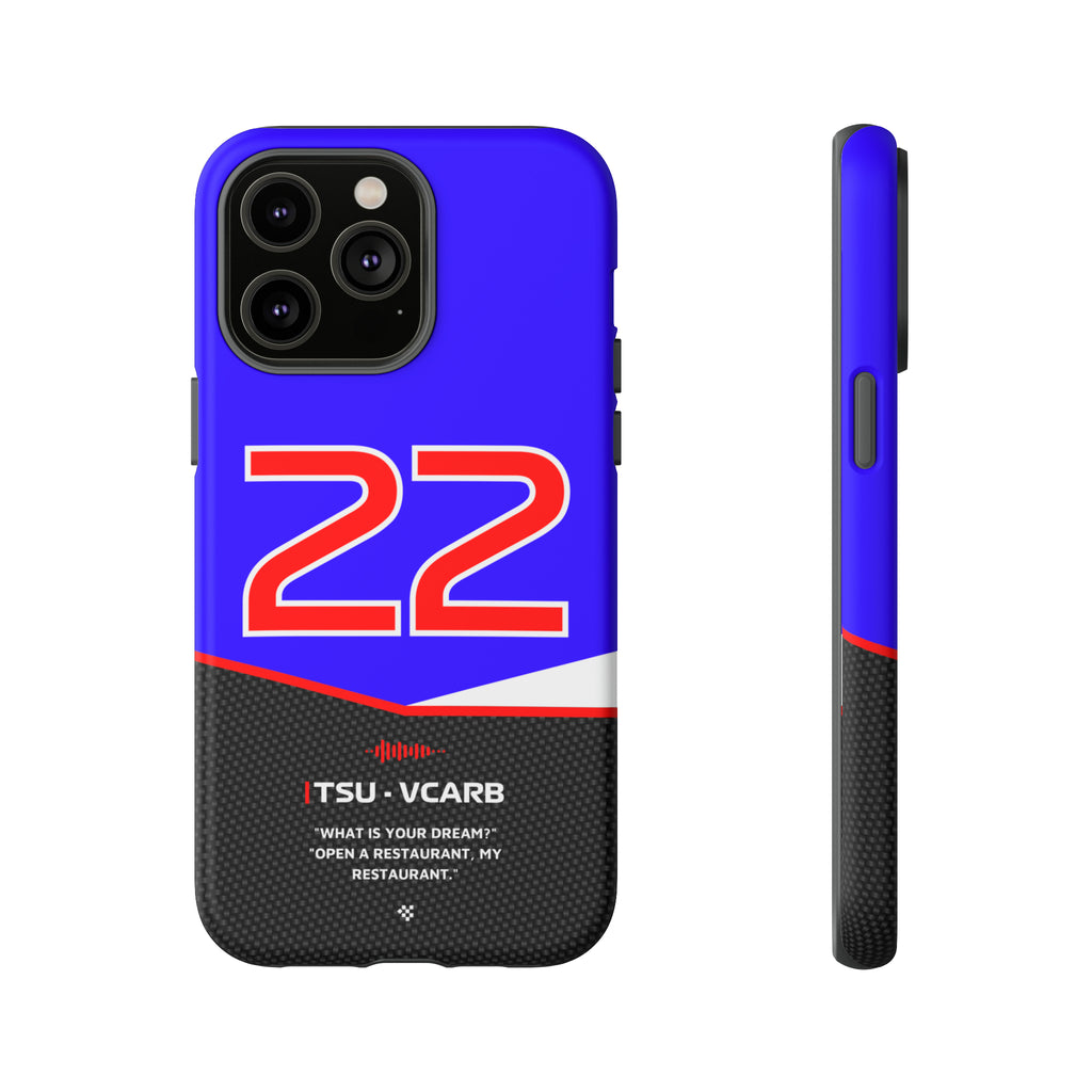 Yuki Tsunoda F1 Car Phone Case 2024 - NEVERLESS