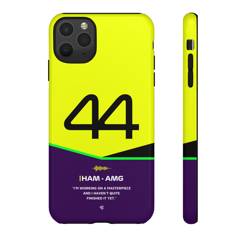 Lewis Hamilton F1 Helmet Phone Case 2024 - NEVERLESS