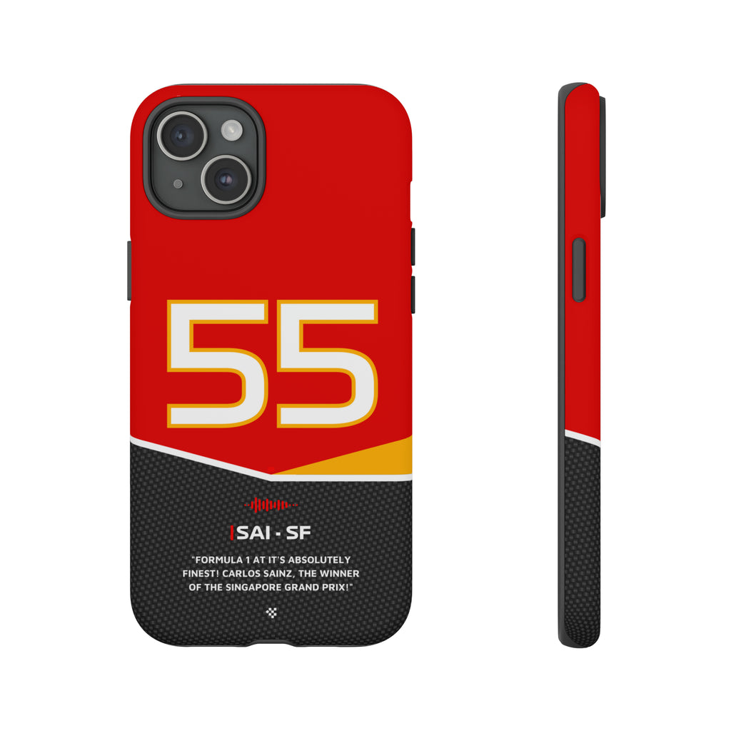 Carlos Sainz F1 Car Phone Case 2024 - NEVERLESS