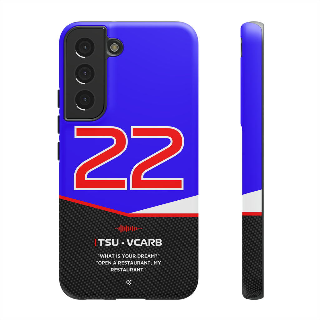 Yuki Tsunoda F1 Car Phone Case 2024 - NEVERLESS