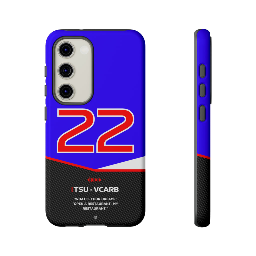 Yuki Tsunoda F1 Car Phone Case 2024 - NEVERLESS