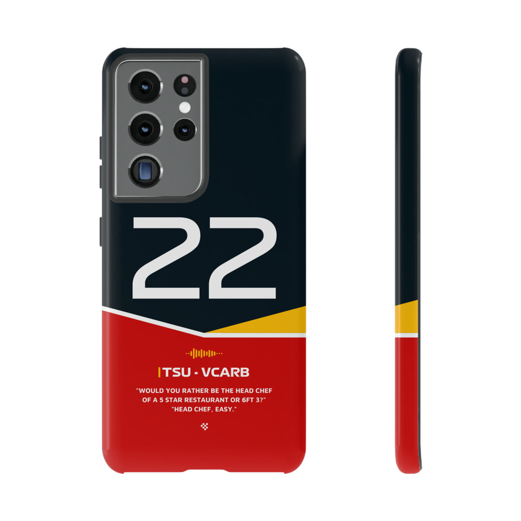 Yuki Tsunoda F1 Helmet Phone Case 2024 - NEVERLESS