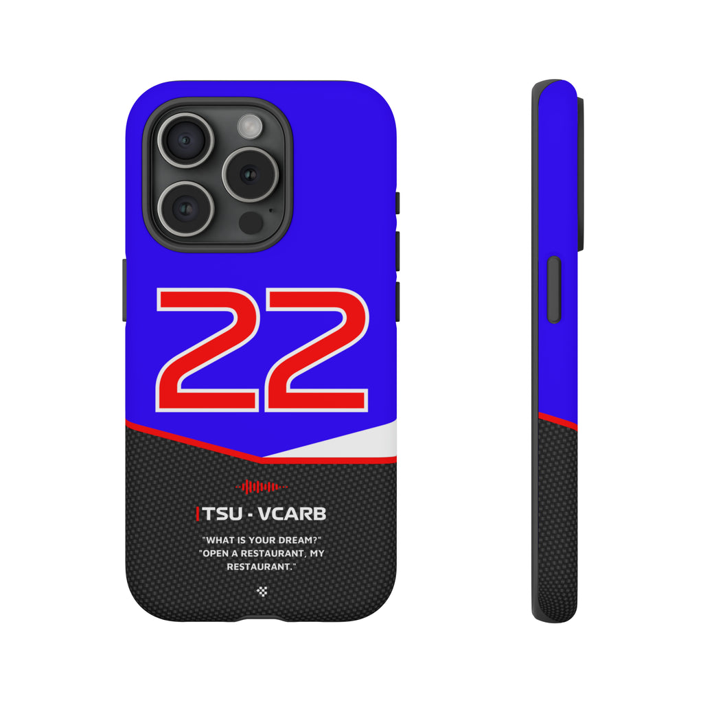 Yuki Tsunoda F1 Car Phone Case 2024 - NEVERLESS