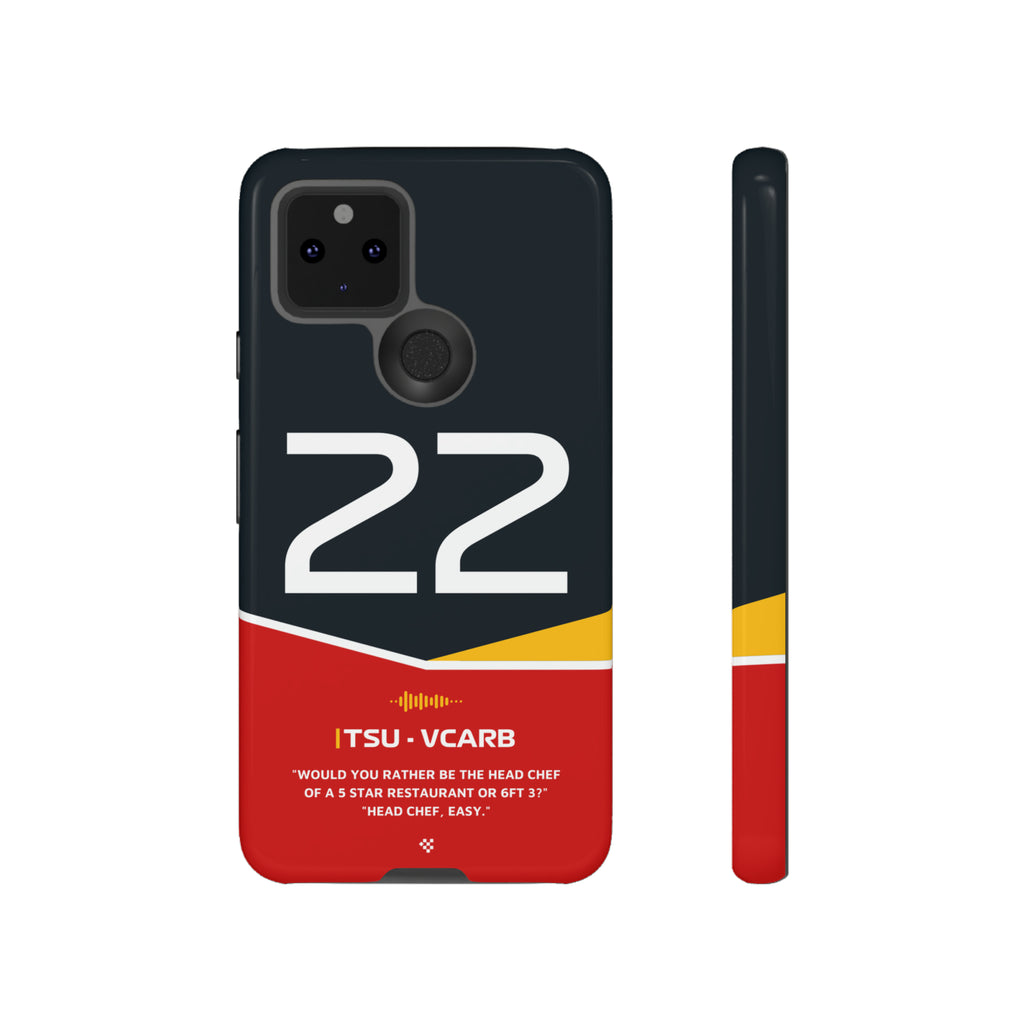 Yuki Tsunoda F1 Helmet Phone Case 2024 - NEVERLESS