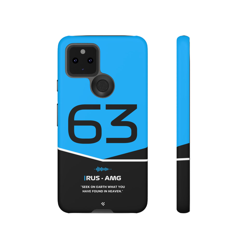 George Russell F1 Helmet Phone Case 2024 - NEVERLESS