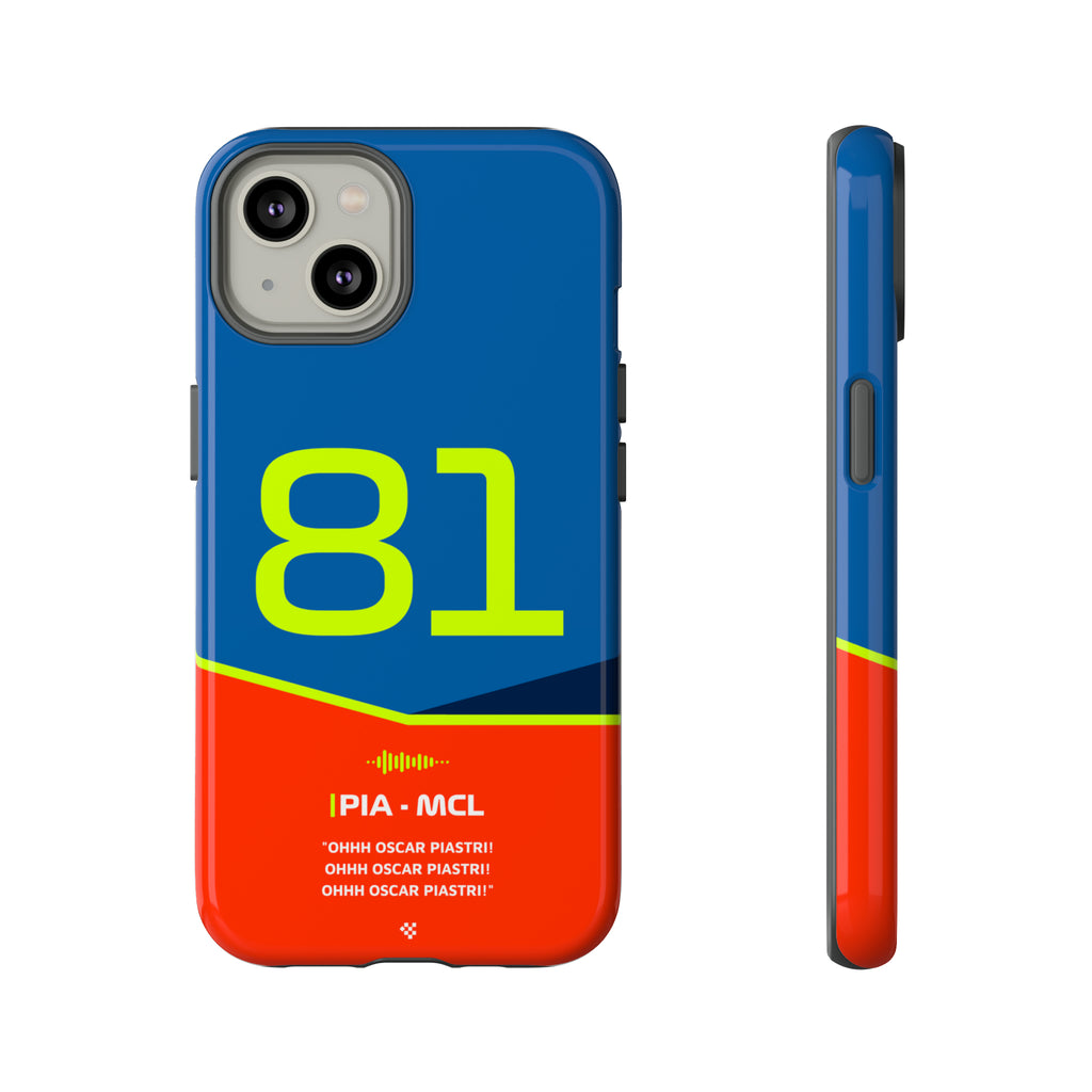 Oscar Piastri F1 Helmet Phone Case 2024 - NEVERLESS