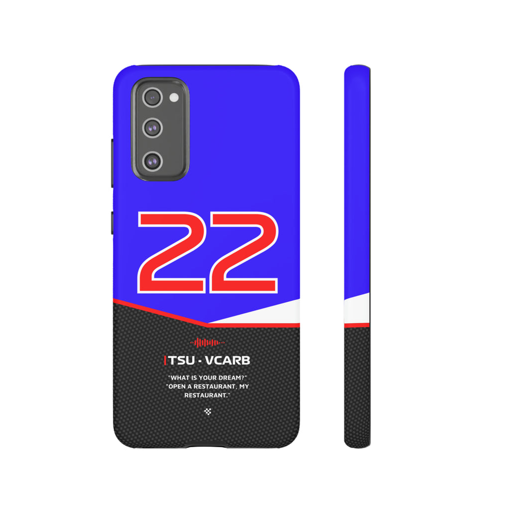 Yuki Tsunoda F1 Car Phone Case 2024 - NEVERLESS