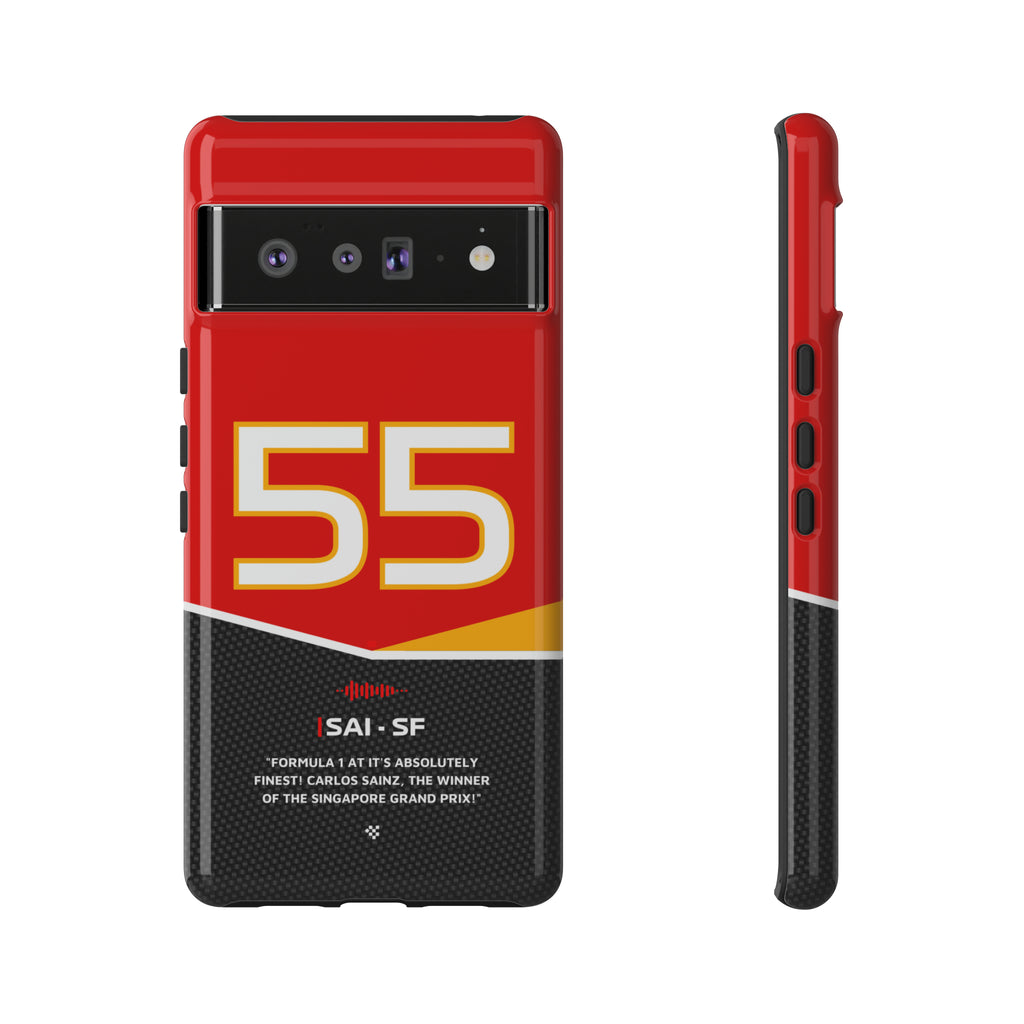 Carlos Sainz F1 Car Phone Case 2024 - NEVERLESS