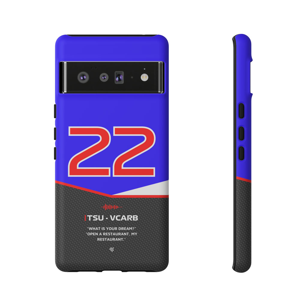 Yuki Tsunoda F1 Car Phone Case 2024 - NEVERLESS