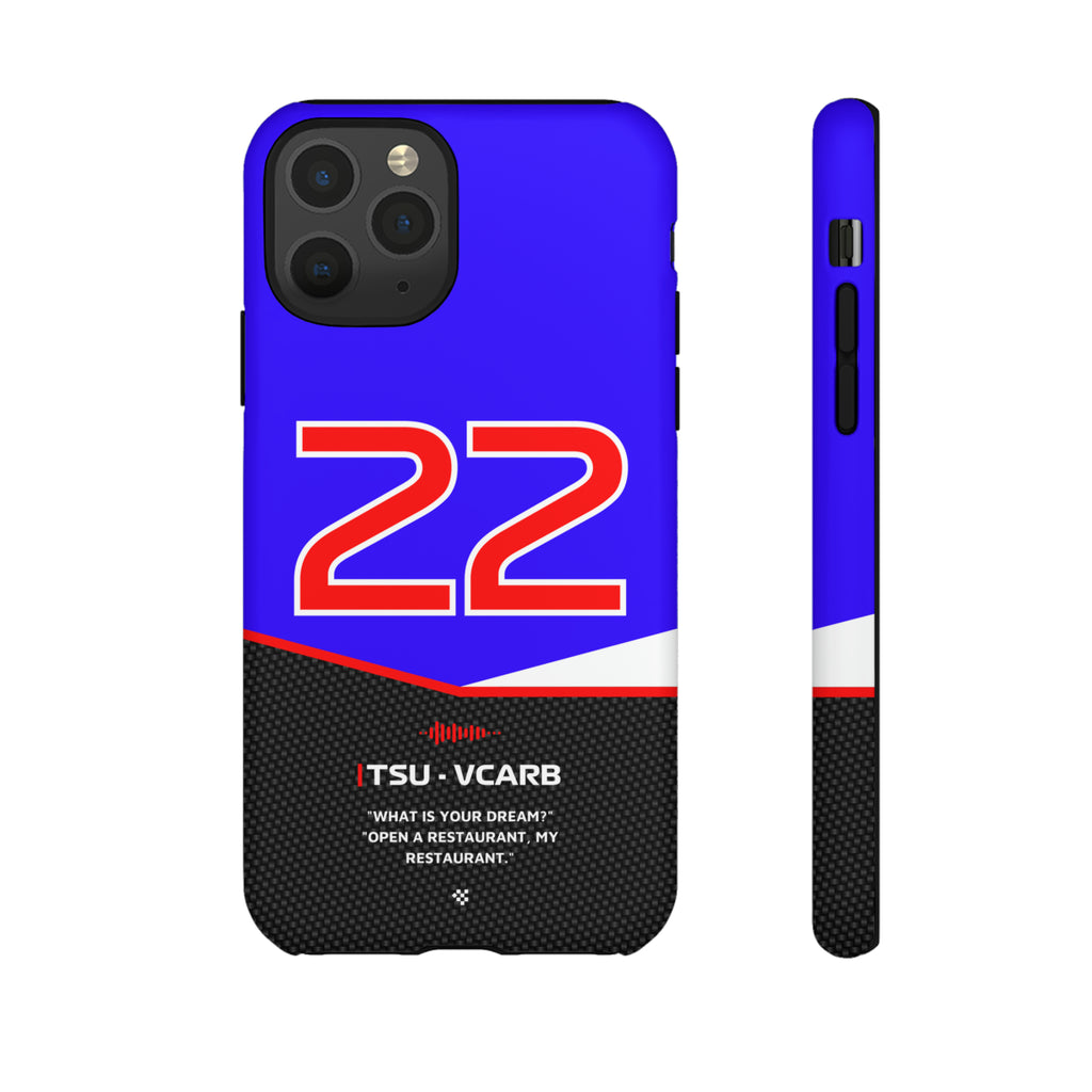 Yuki Tsunoda F1 Car Phone Case 2024 - NEVERLESS