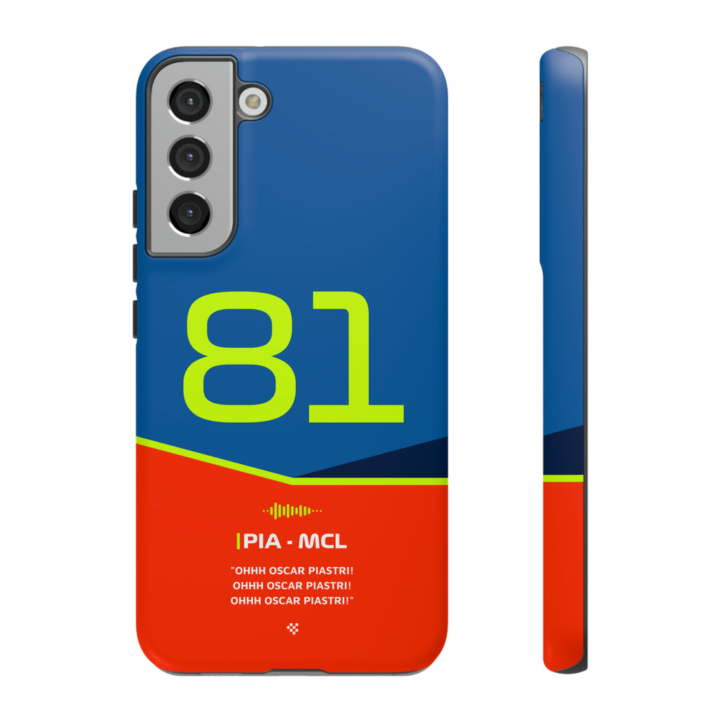 Oscar Piastri F1 Helmet Phone Case 2024 - NEVERLESS