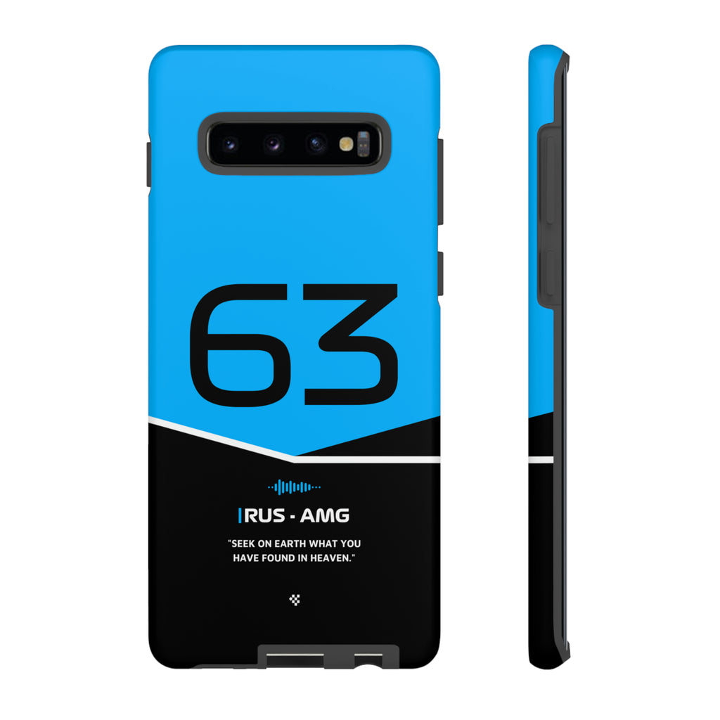 George Russell F1 Helmet Phone Case 2024 - NEVERLESS