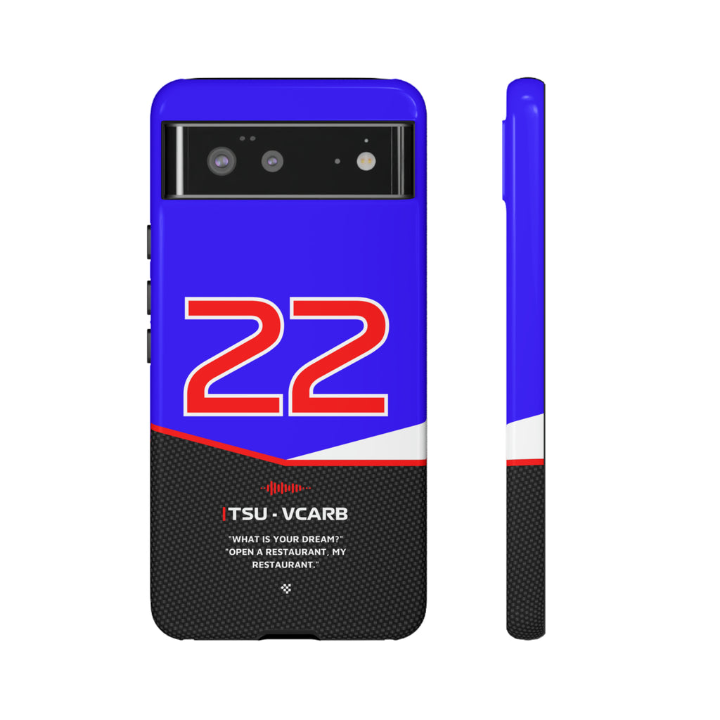 Yuki Tsunoda F1 Car Phone Case 2024 - NEVERLESS