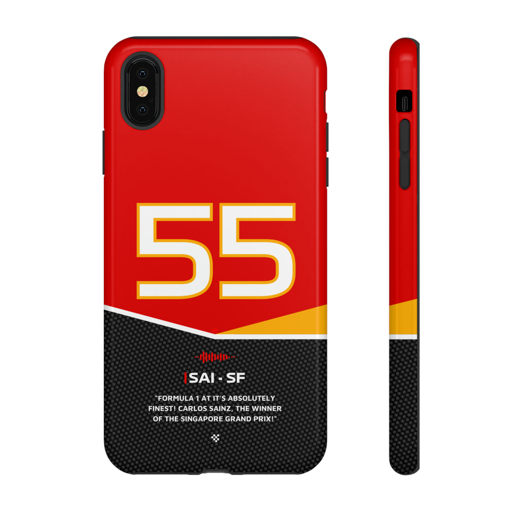 Carlos Sainz F1 Car Phone Case 2024 - NEVERLESS