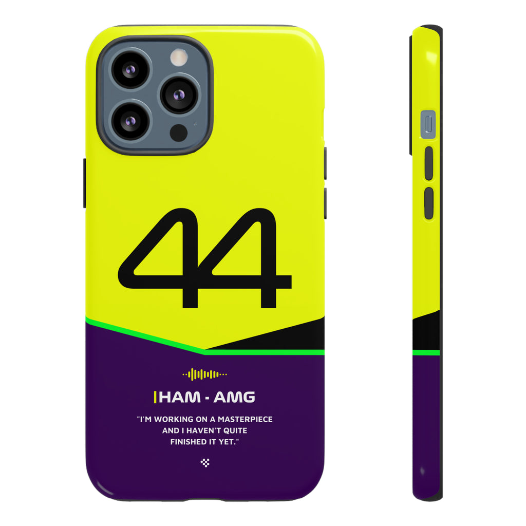 Lewis Hamilton F1 Helmet Phone Case 2024 - NEVERLESS