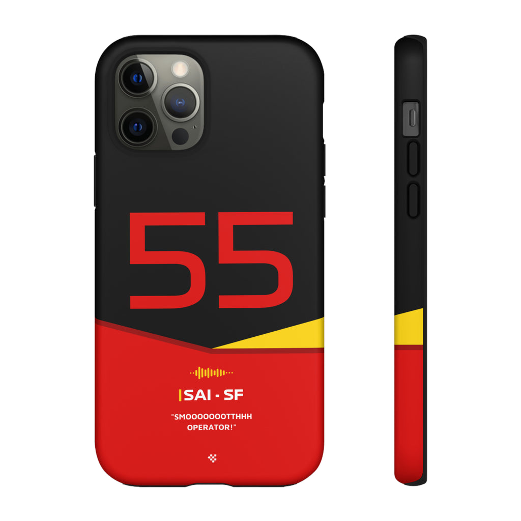 Carlos Sainz F1 Helmet Phone Case 2024 - NEVERLESS