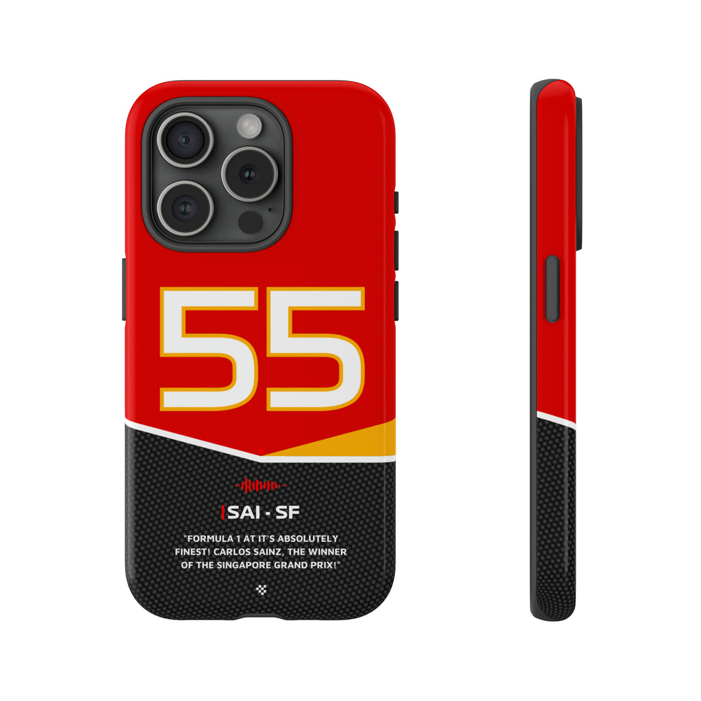 Carlos Sainz F1 Car Phone Case 2024 - NEVERLESS