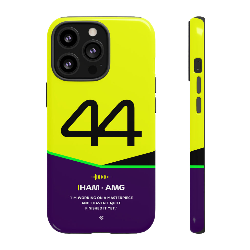 Lewis Hamilton F1 Helmet Phone Case 2024 - NEVERLESS