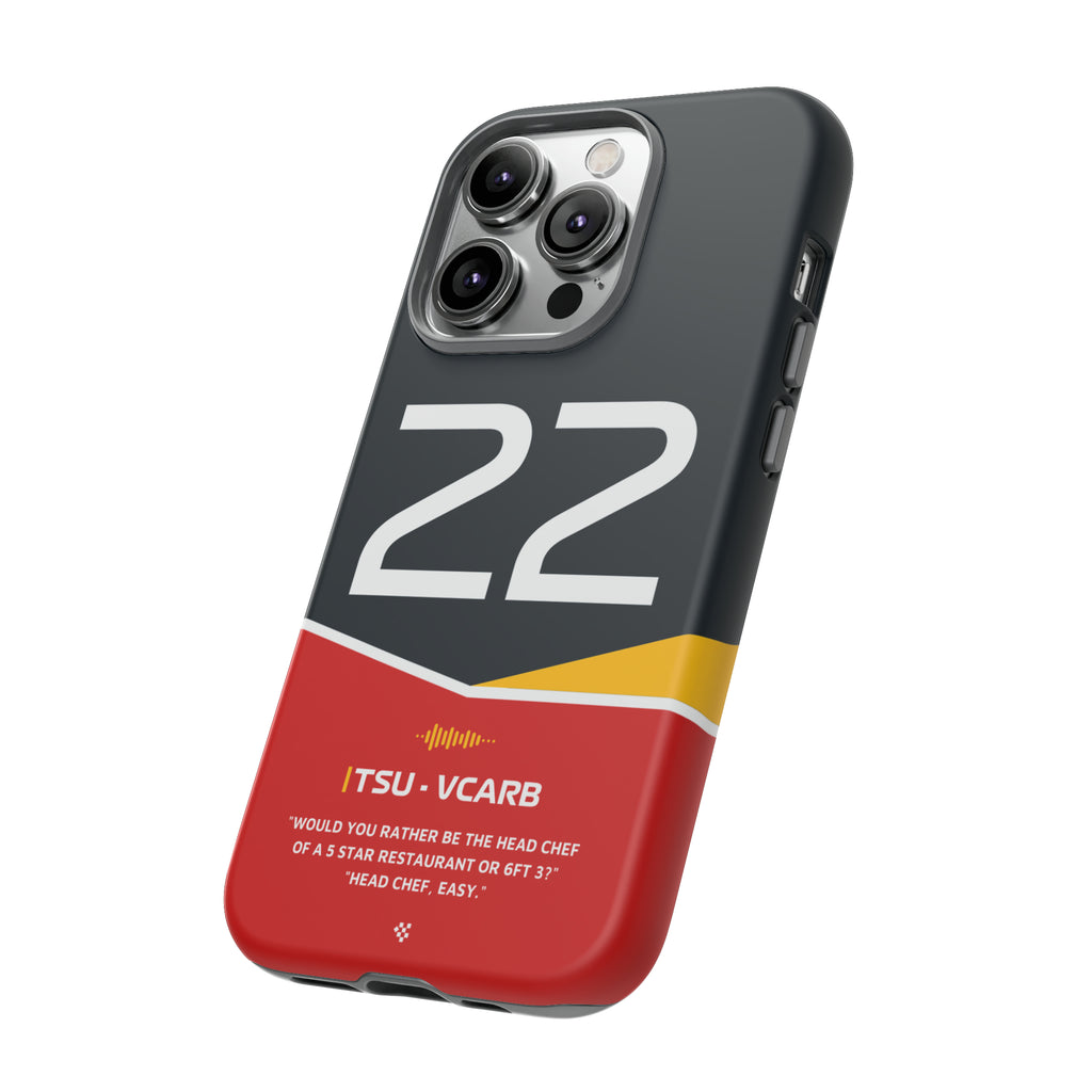 Yuki Tsunoda F1 Helmet Phone Case 2024 - NEVERLESS