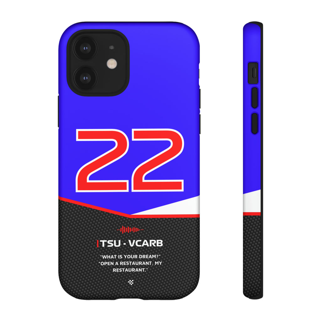 Yuki Tsunoda F1 Car Phone Case 2024 - NEVERLESS