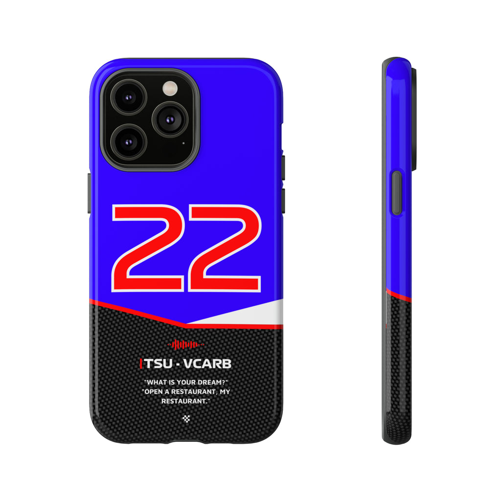 Yuki Tsunoda F1 Car Phone Case 2024 - NEVERLESS