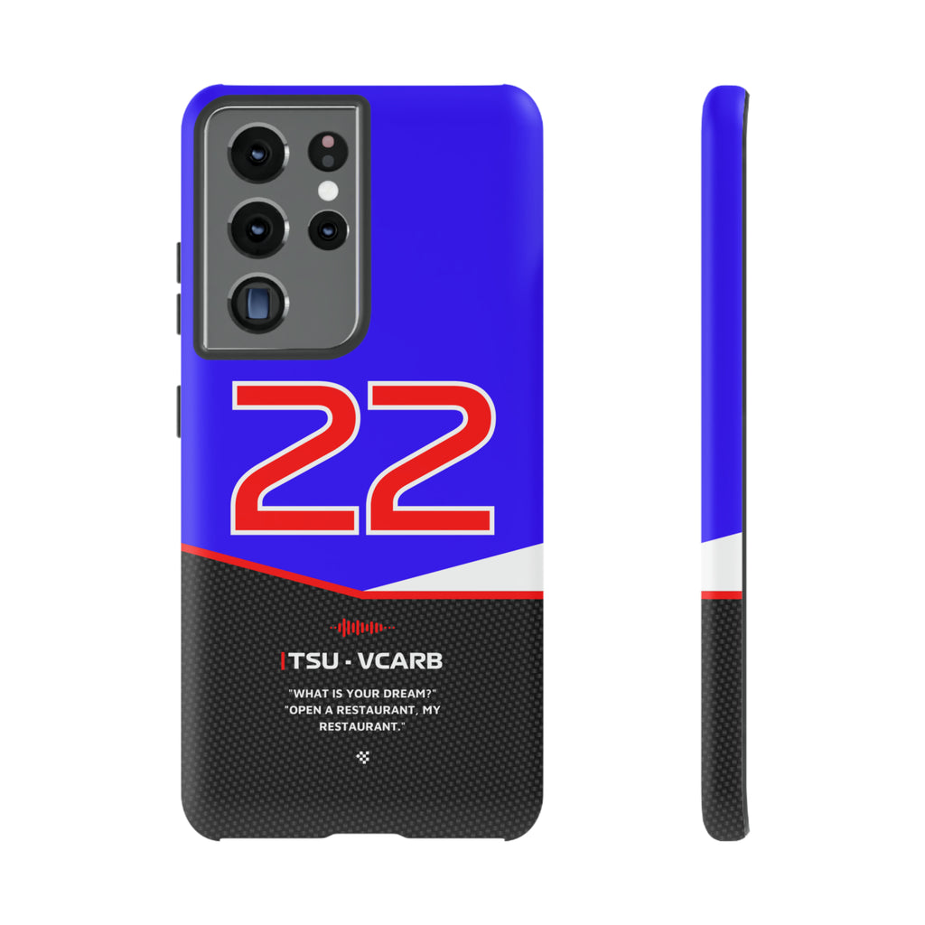 Yuki Tsunoda F1 Car Phone Case 2024 - NEVERLESS