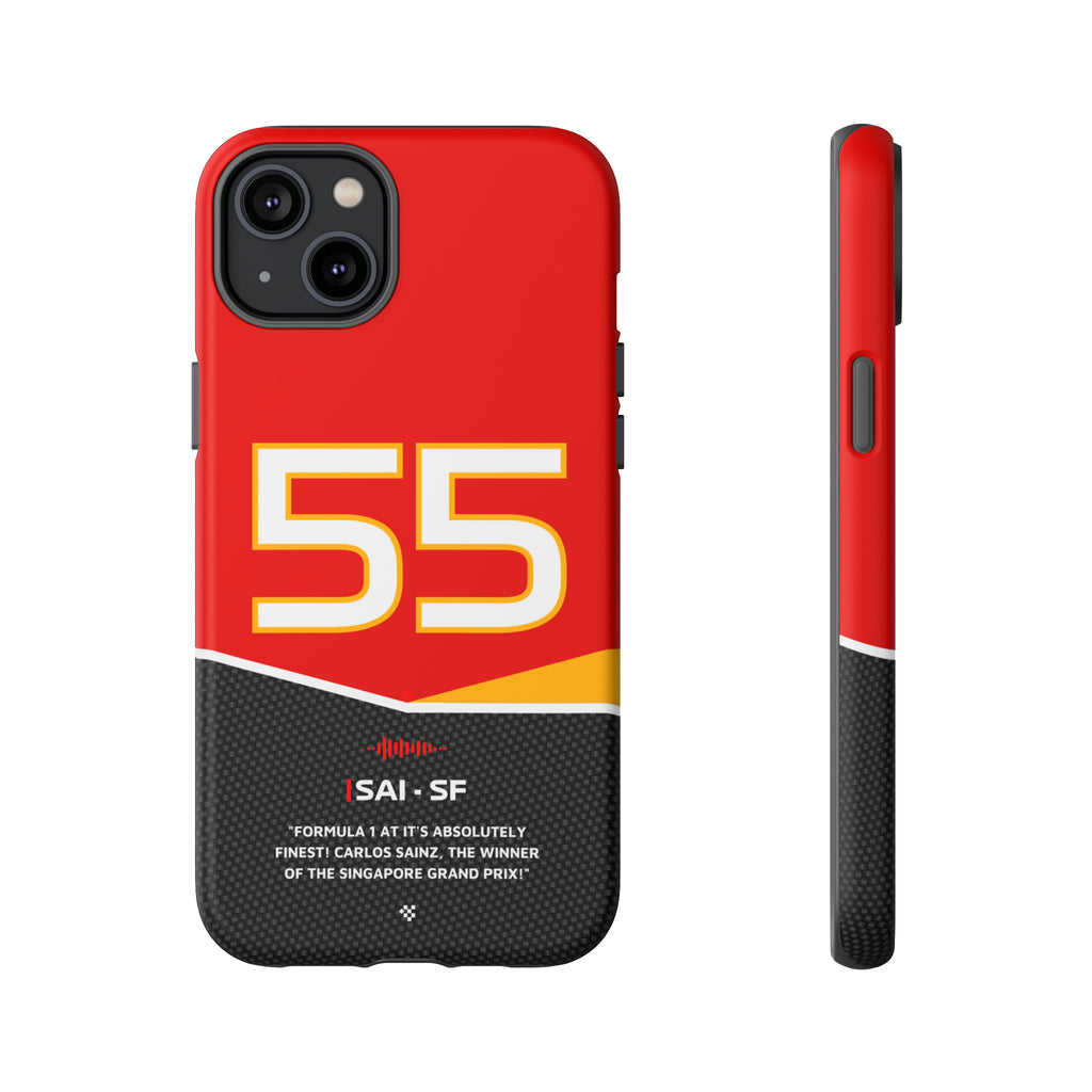 Carlos Sainz F1 Car Phone Case 2024 - NEVERLESS