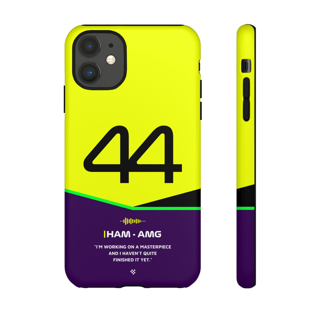 Lewis Hamilton F1 Helmet Phone Case 2024 - NEVERLESS