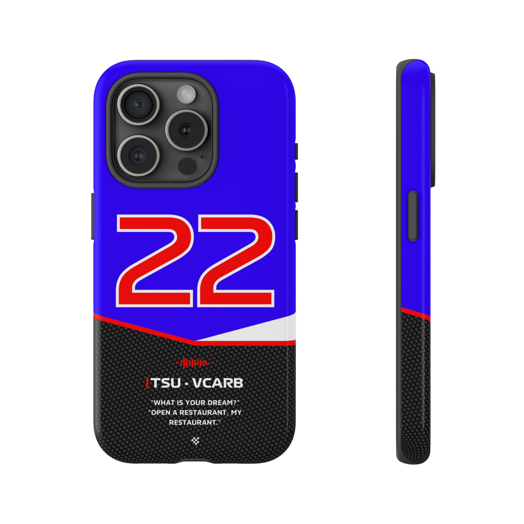Yuki Tsunoda F1 Car Phone Case 2024 - NEVERLESS
