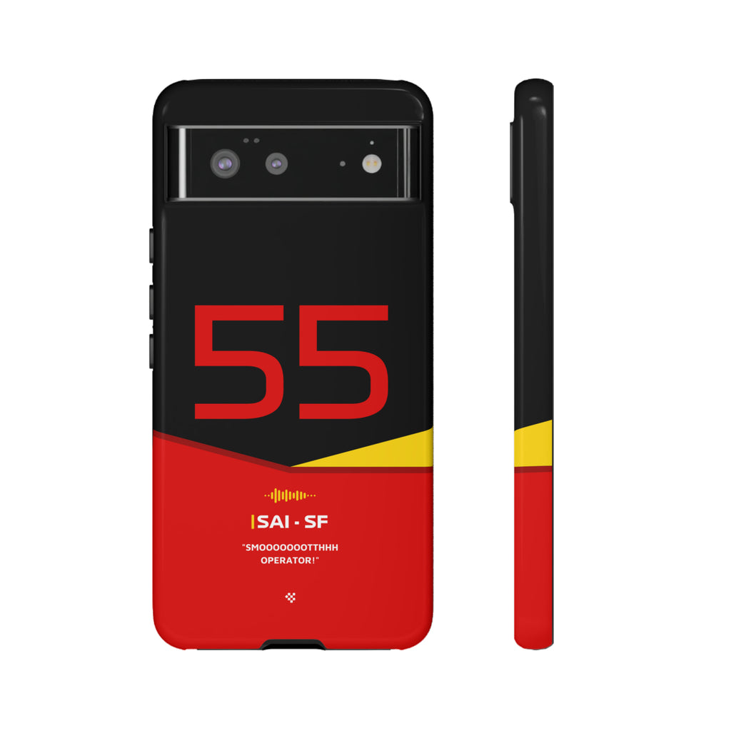 Carlos Sainz F1 Helmet Phone Case 2024 - NEVERLESS