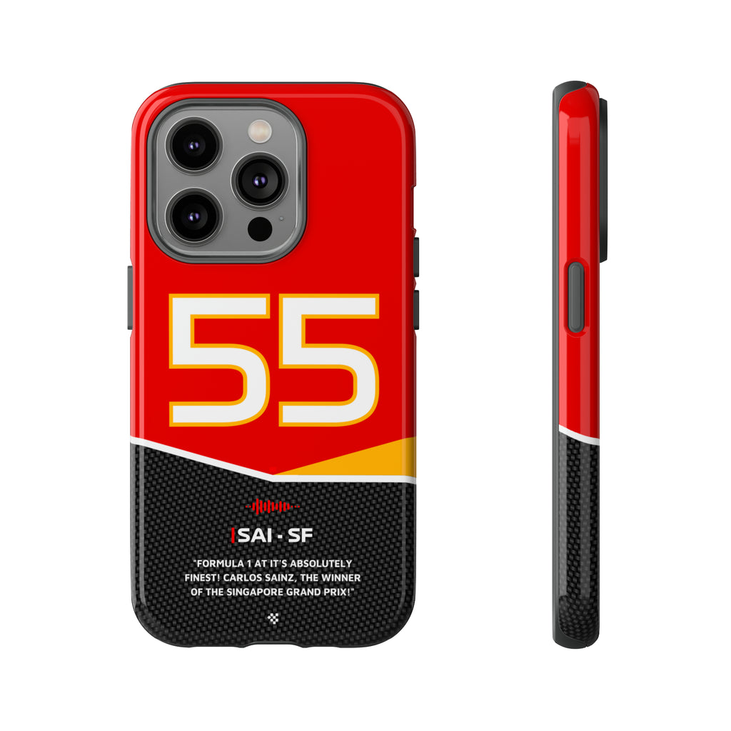 Carlos Sainz F1 Car Phone Case 2024 - NEVERLESS