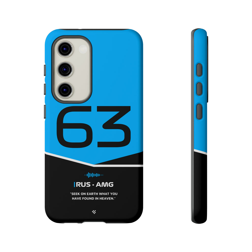 George Russell F1 Helmet Phone Case 2024 - NEVERLESS
