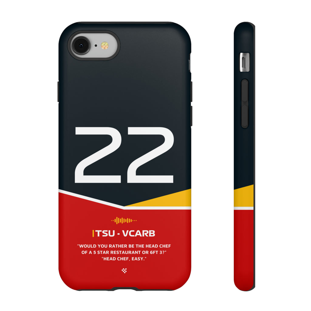 Yuki Tsunoda F1 Helmet Phone Case 2024 - NEVERLESS
