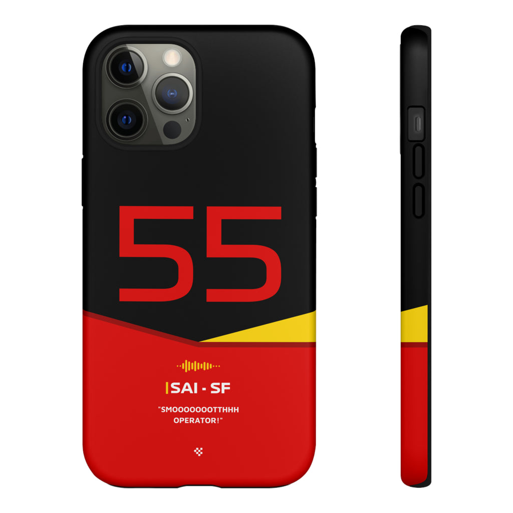 Carlos Sainz F1 Helmet Phone Case 2024 - NEVERLESS