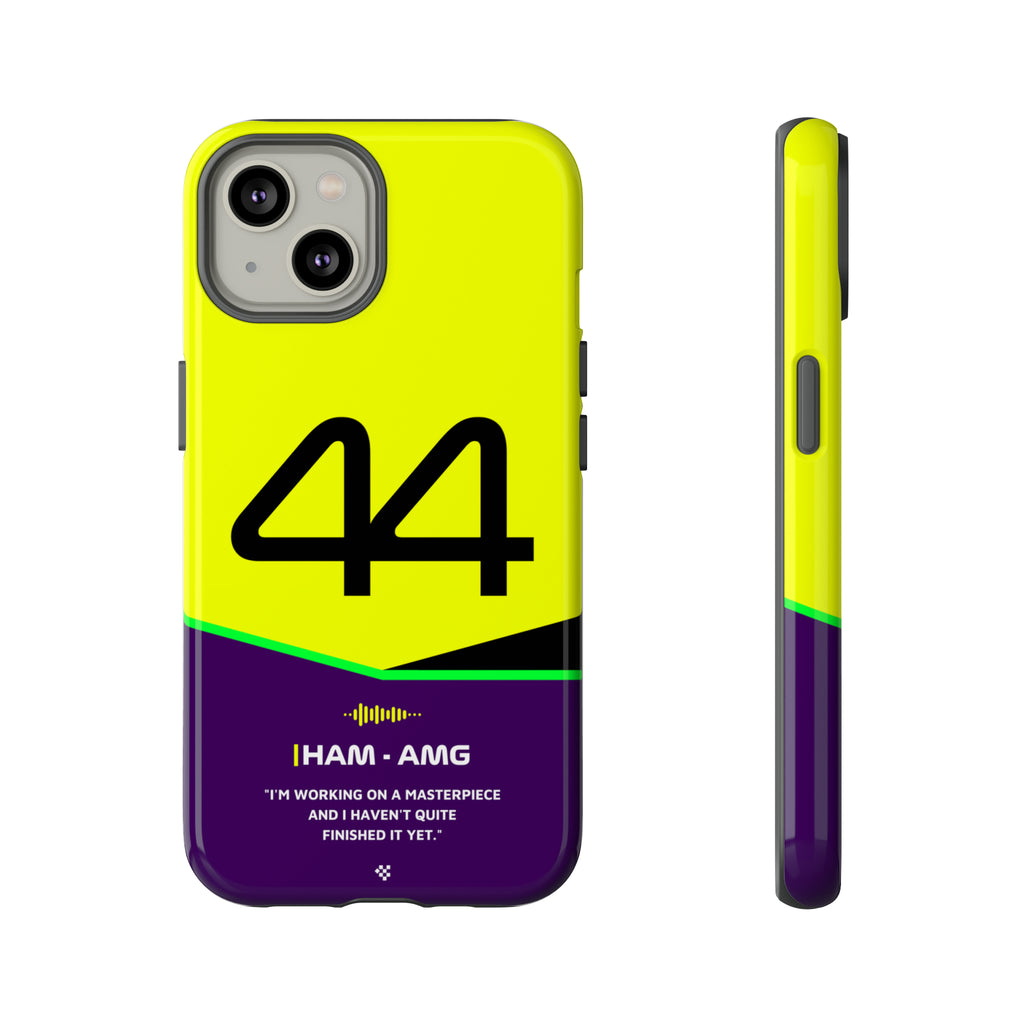 Lewis Hamilton F1 Helmet Phone Case 2024 - NEVERLESS