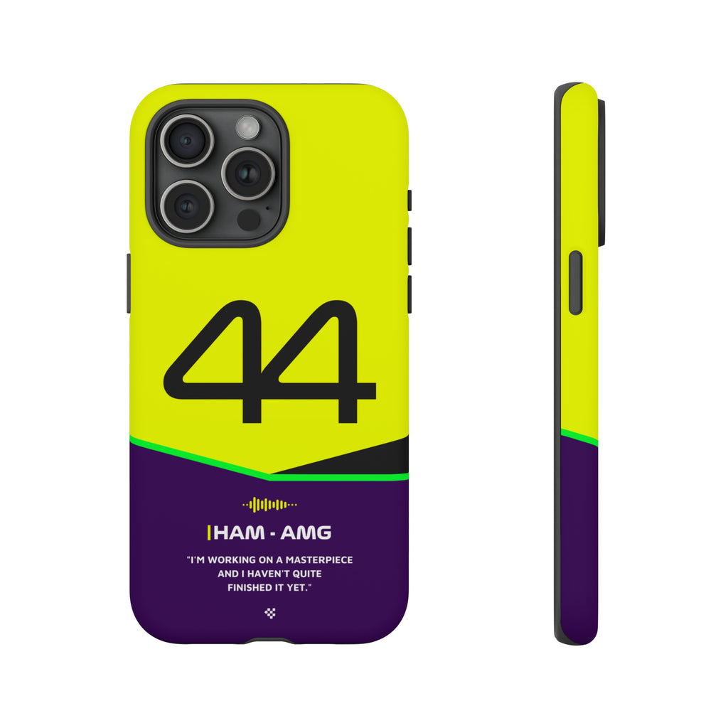 Lewis Hamilton F1 Helmet Phone Case 2024 - NEVERLESS