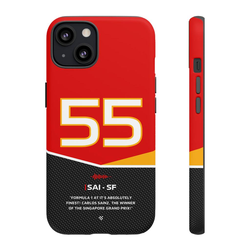Carlos Sainz F1 Car Phone Case 2024 - NEVERLESS