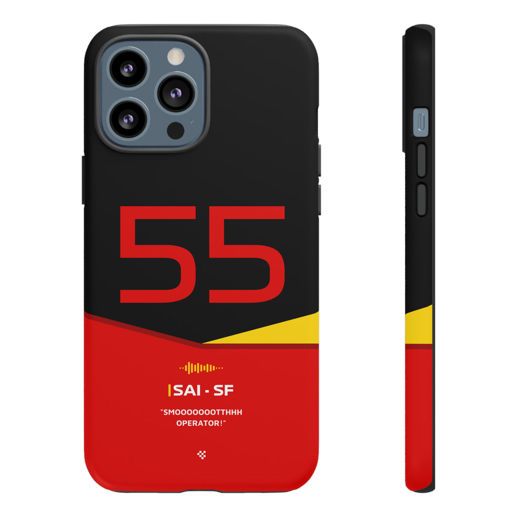 Carlos Sainz F1 Helmet Phone Case 2024 - NEVERLESS