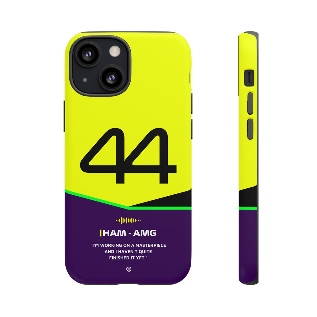 Lewis Hamilton F1 Helmet Phone Case 2024 - NEVERLESS