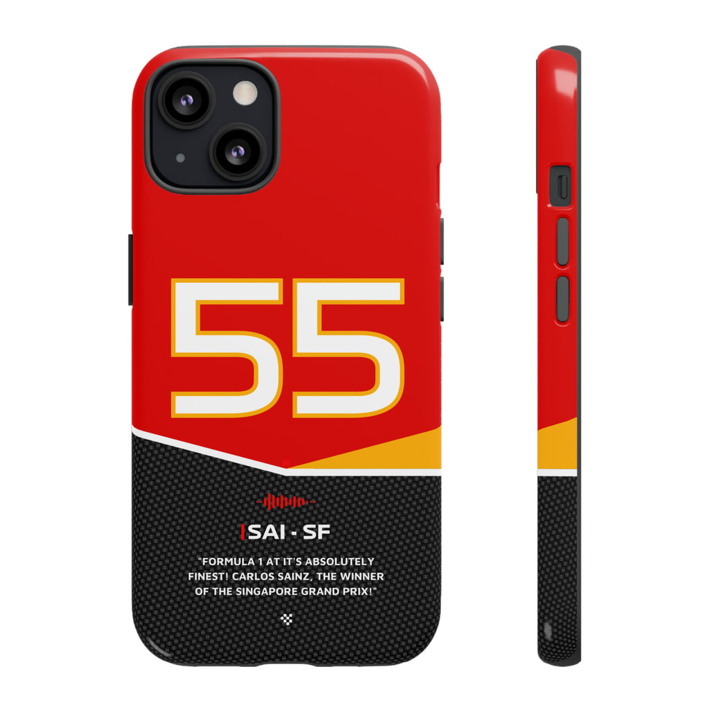 Carlos Sainz F1 Car Phone Case 2024 - NEVERLESS