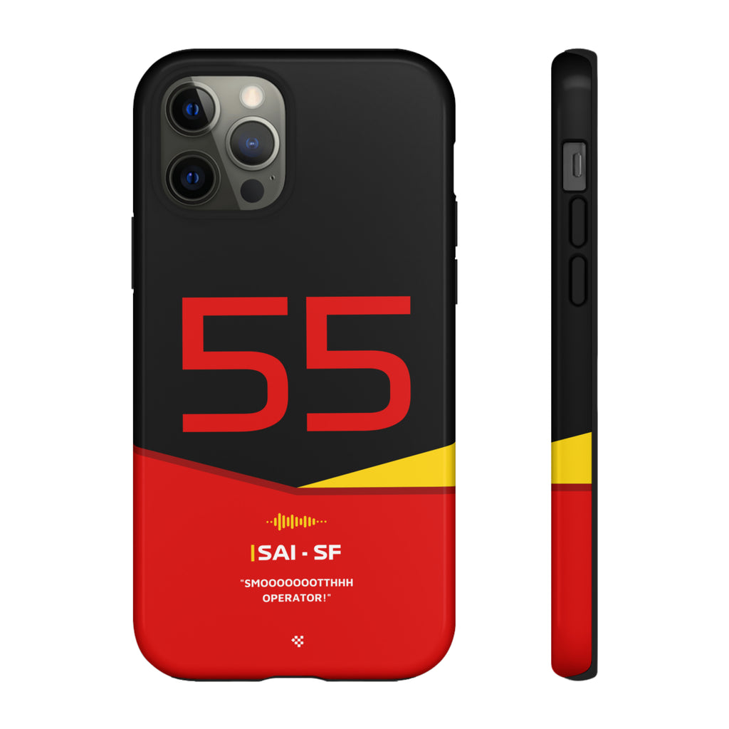 Carlos Sainz F1 Helmet Phone Case 2024 - NEVERLESS