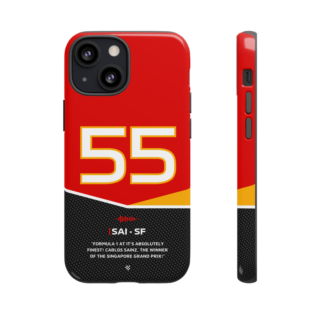 Carlos Sainz F1 Car Phone Case 2024 - NEVERLESS