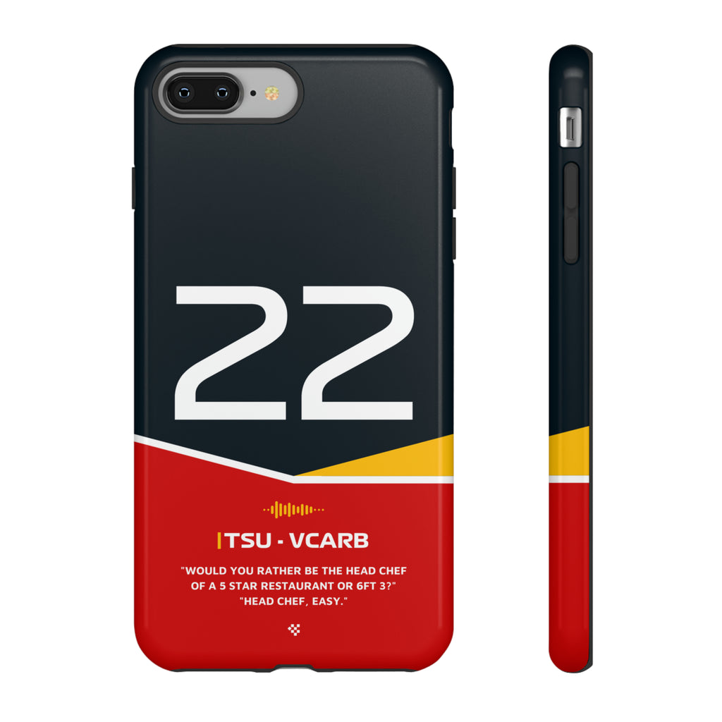 Yuki Tsunoda F1 Helmet Phone Case 2024 - NEVERLESS